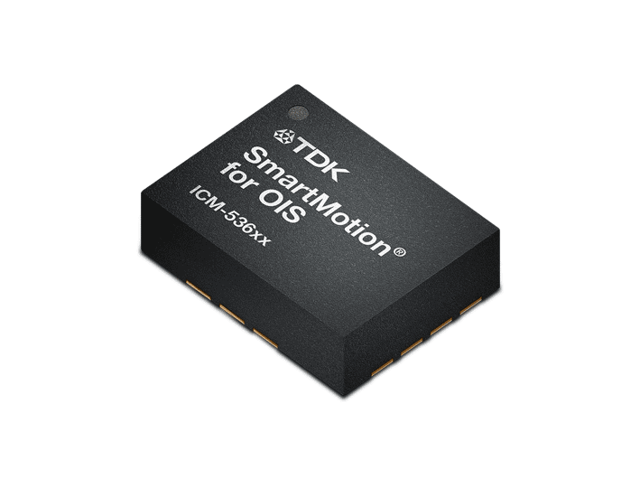 TDK的全新高性能IMU加速光學防震 (OIS) 技術推廣應用