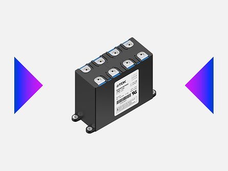 TDK推出適合大電流直流支撐應用的全新ModCap UHP系列電容器——在+105 °C條件下無需降額使用